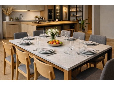 Який розмір кухонного столу обрати для 4, 6 або 8 осіб