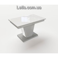 Стіл Х'юстон розкладний 120(+40)х75 см  з склом