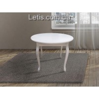 Стіл Ліон круглий розкладний 100(+40) см 