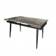 Стіл Dakar розкладний 130(+2х25)х90 см керамограніт