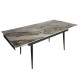 Стіл Dakar розкладний 130(+2х25)х90 см керамограніт