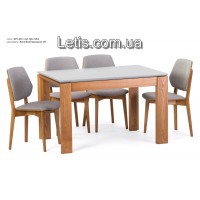 Стіл Мілан розкладний 120(+40)х80 см з покриттям HPL