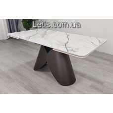 Стіл Agnes розкладний 160(+2х40)х90 см керамограніт