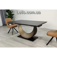 Стіл Amelia розкладний 160(+2х40)х90 см керамограніт