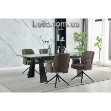 Стіл Arnold розкладний 180(+2x30)х90 см керамограніт