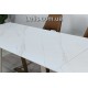 Стіл Bianco Luxe розкладний 160(+2х40)х90 см керамограніт