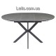 Стіл Genewa круглий розкладний 105(+35) см керамограніт