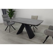 Стіл Grayson розкладний 160(+2х40)х90 см керамограніт