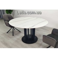 Стіл Olympia нерозкладний круглий 130 см керамограніт