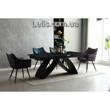 Стіл William розкладний 180(+2x40)х90 см керамограніт